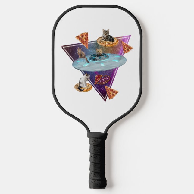 Pizza Cats Pickleball Schläger (Vorderseite)