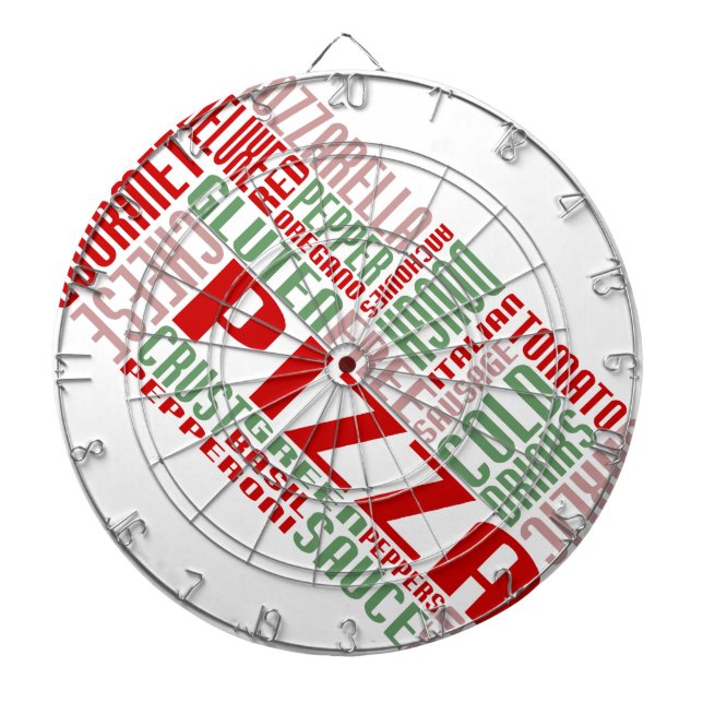 Pizza chitChat Dartscheibe (vorne)