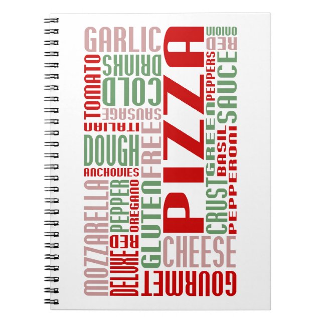 Pizza chitChat Notizblock (Vorderseite)