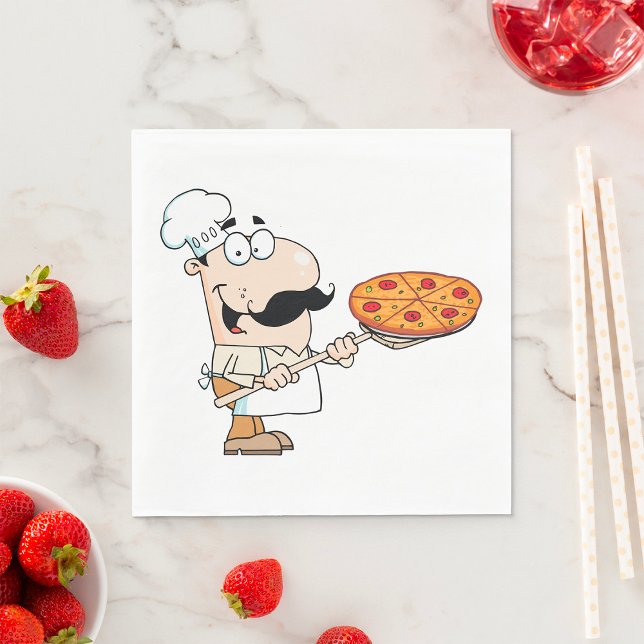 Pizza Cook Serviette (Von Creator hochgeladen)