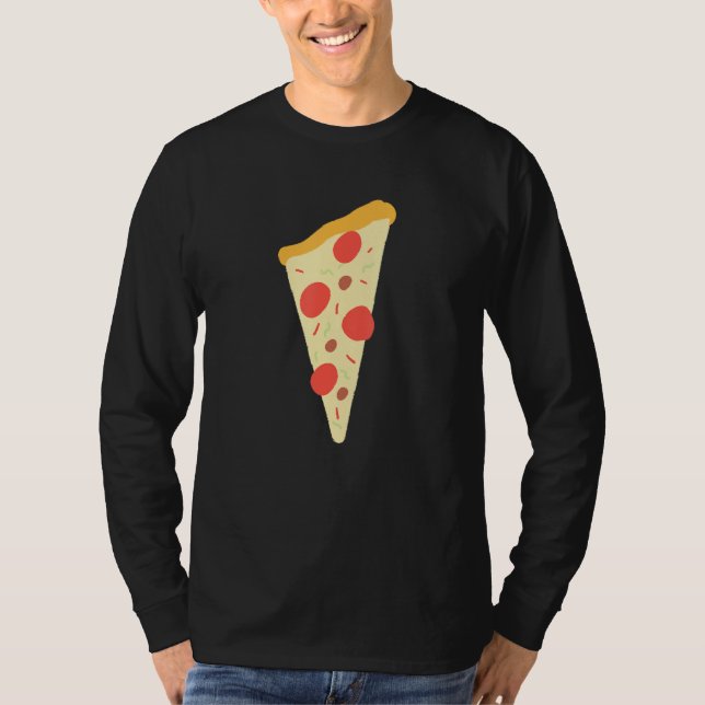Pizza Costume Halloween Pizza Slice   T-Shirt (Vorderseite)