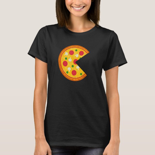 Pizza Costume Pizza Slice Couple Matching T-Shirt (Vorderseite)