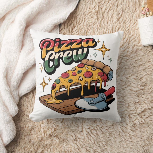Pizza-Crew Kissen (Decke)