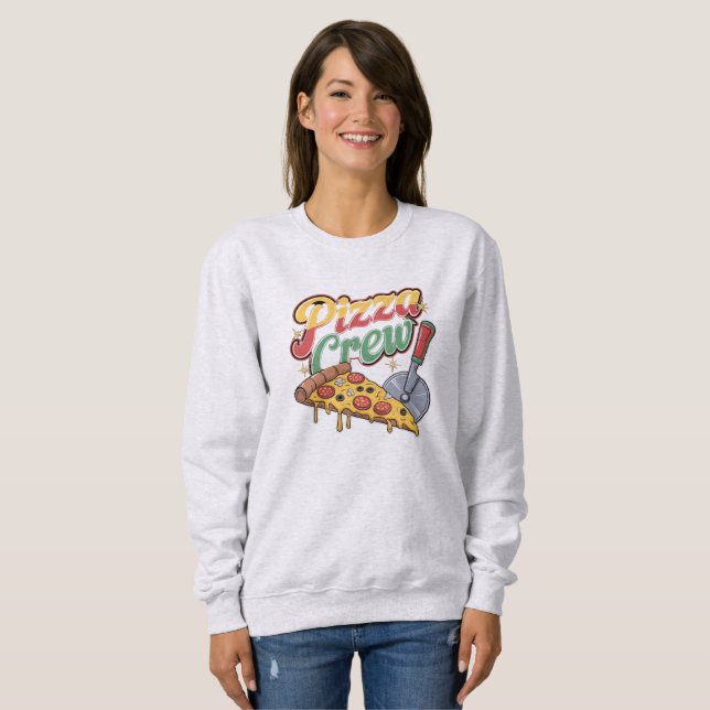 Pizza-Crew Sweatshirt (Vorne ganz)