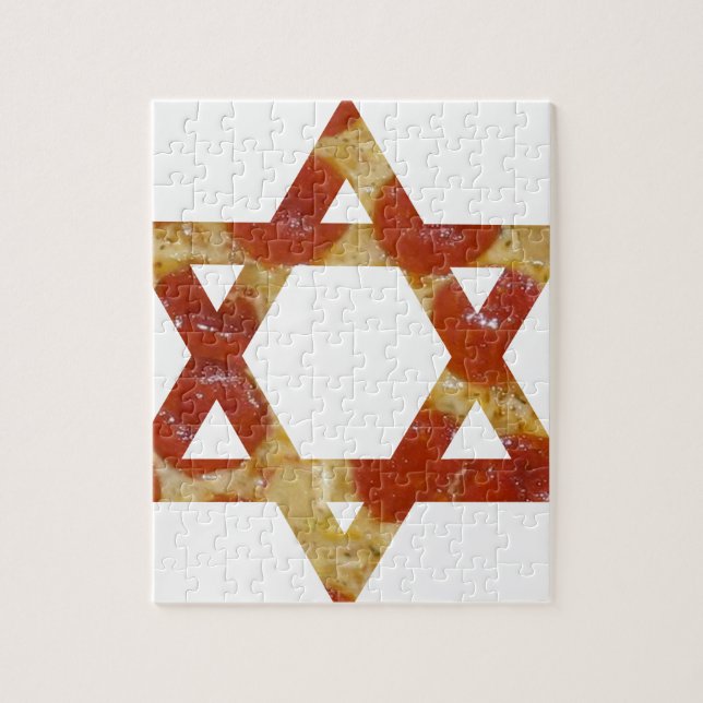 pizza davidstern puzzle (Vertikal)
