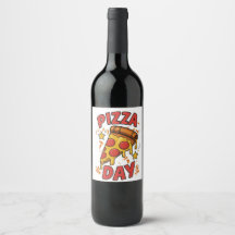 Pizza Day - Fun Pepperoni Pizza Slice Design