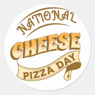 Pizza Day Sign Sticker