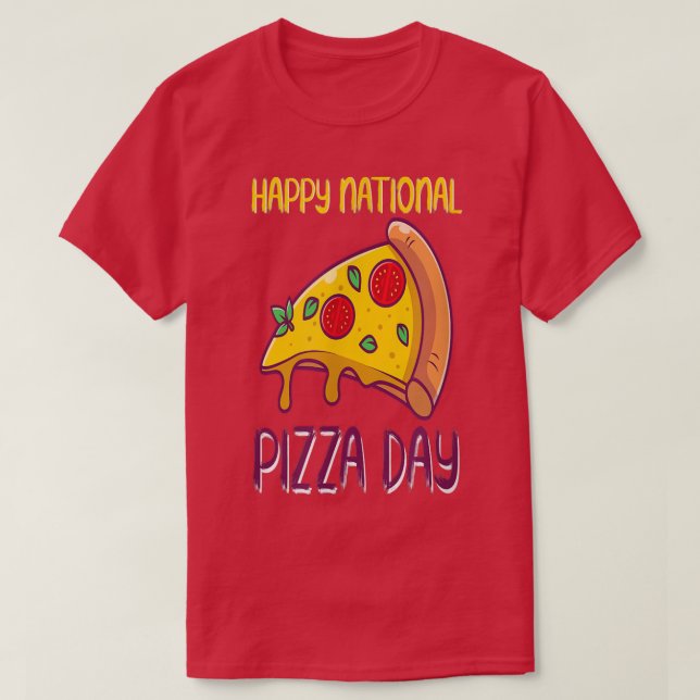Pizza Day T-Shirt (Design vorne)