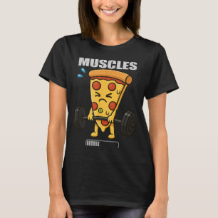 Pizza Deadlift Gym Rat installiert Muscle Lifting T-Shirt
