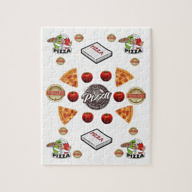 Pizza Decorative Jigsaw Puzzle (Vertikal)
