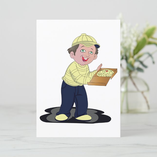 Pizza Delivery Boy Einladung (Von Creator hochgeladen)