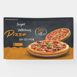 Pizza Delivery Pizza Café Pizza Restaurant geöffne Banner