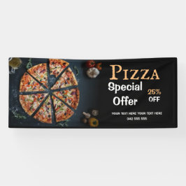 Pizza Delivery Pizza Café Pizza Restaurant geöffne Banner