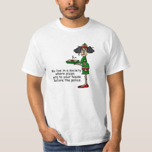 Pizza Delivery Spaß T-Shirt