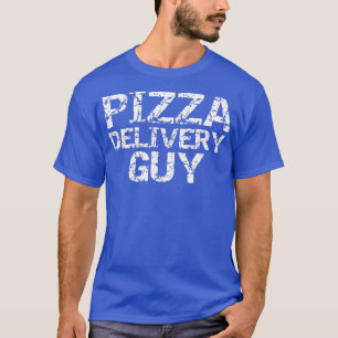 Pizza Delivery Typ for Men Funny Costume Gift T-Shirt