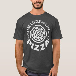 Pizza der Kreis des Lebens Retro 24504530 T-Shirt
