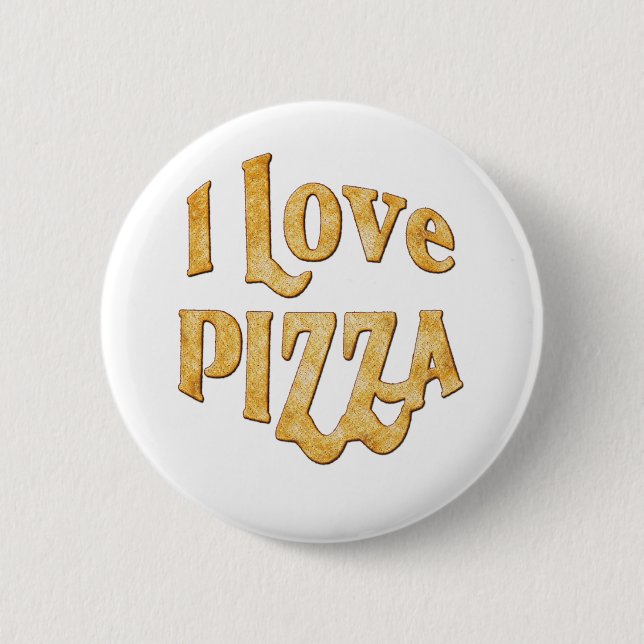 Pizza der Liebe I Button (Vorderseite)