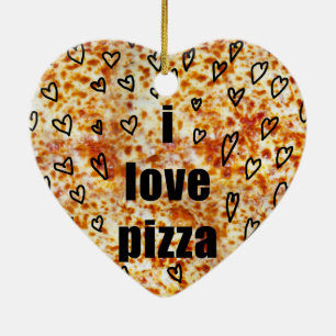 Pizza der Liebe I/Pizza-Lieben ich Keramikornament