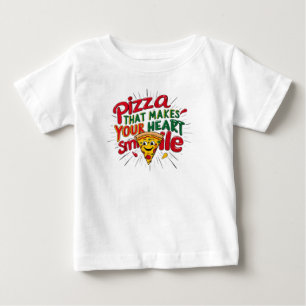 Pizza, die Ihr Herz zum Lächeln T - Shirt macht