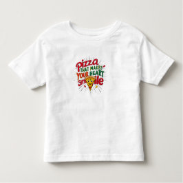Pizza, die Ihr Herz zum Lächeln T - Shirt macht | 