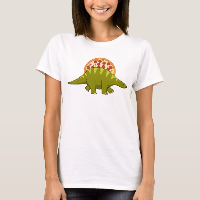Pizza Dinosaur T-Shirt (Vorderseite)