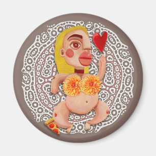 Pizza Diva Kühlschrank Magnet