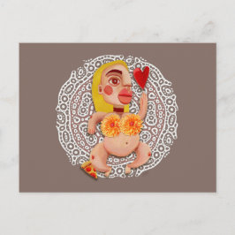 Pizza Diva Postcard Postkarte