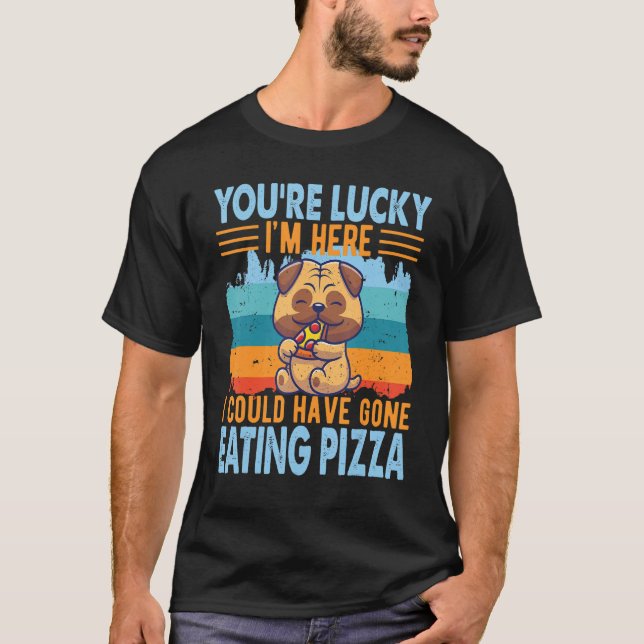 Pizza Dog T-Shirt (Vorderseite)