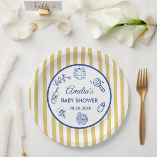 Pizza Doodle Speziallieferung Babyparty Pappteller