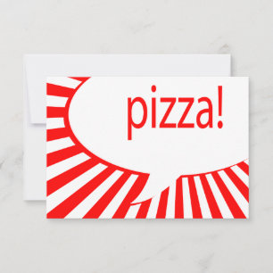 Pizza! Einladung