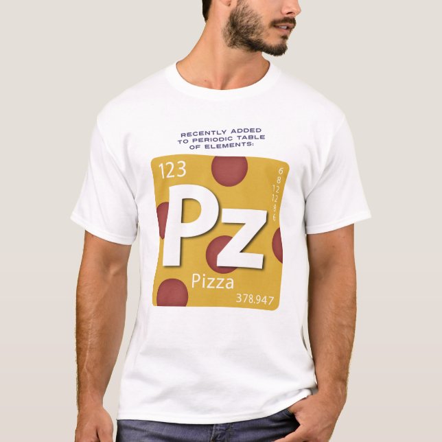 Pizza-Element mit Pepperonis! Shirt (Vorderseite)