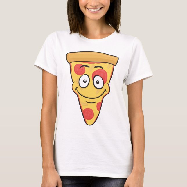 Pizza Emoji T-Shirt (Vorderseite)