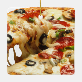 PIZZA-ENTWURF KERAMIKORNAMENT