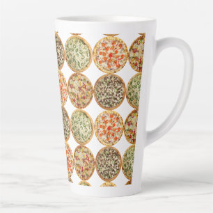 Pizza erfreut Latte Tasse