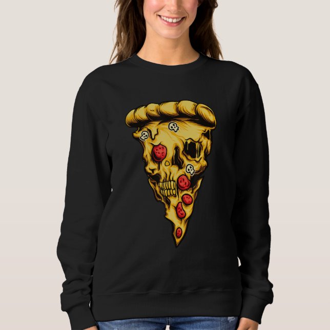 Pizza Essen Ich liebe dich Pizza Sweatshirt (Vorderseite)