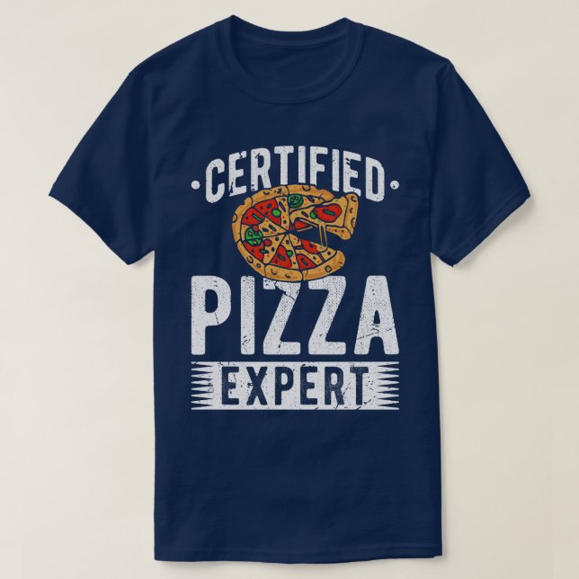 Pizza Expert Pizza Lover T-Shirt (Design vorne)
