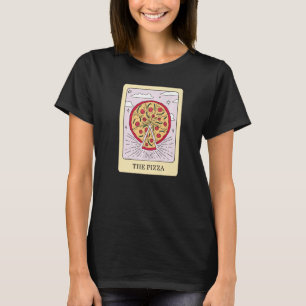 Pizza Feinschmecker Tarot Card Pizza Fortune Telle T-Shirt