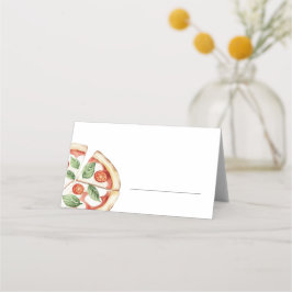Pizza Fill in Buffet Place Card Platzkarte
