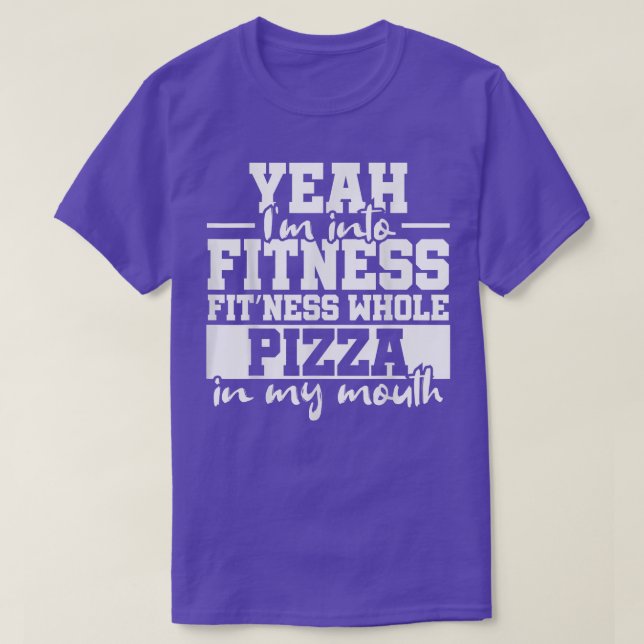 Pizza Fitness 16073197 T-Shirt (Design vorne)