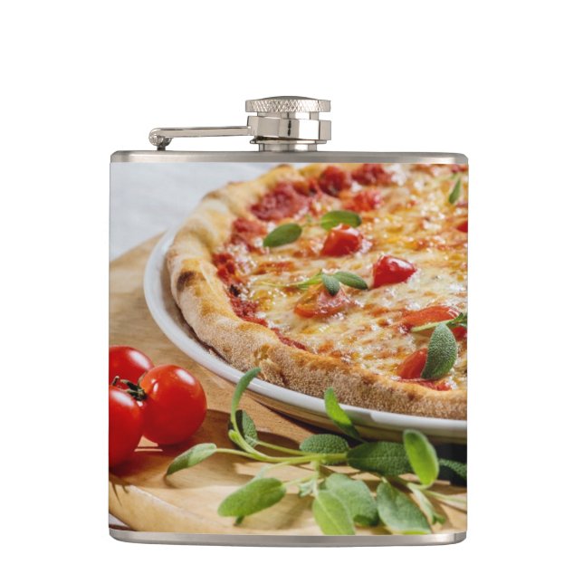Pizza Flachmann (Vorderseite)