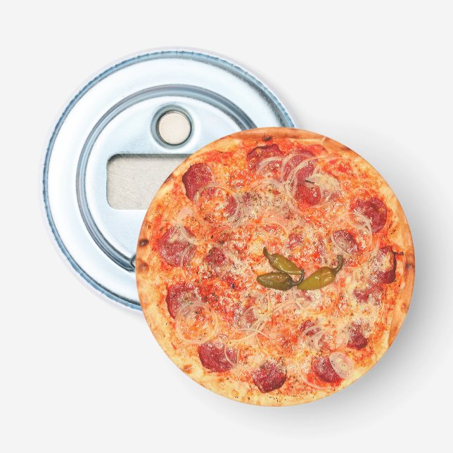 Pizza Flaschenöffner (Vorderseite)