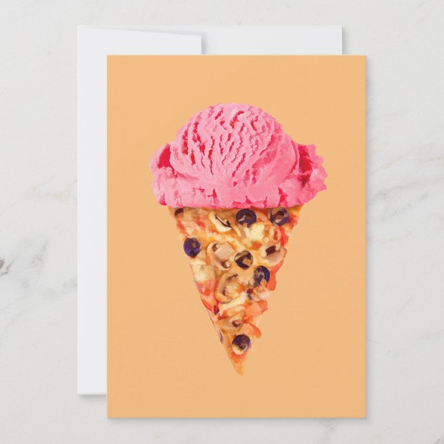 Pizza-Flat-Card (Vorderseite)
