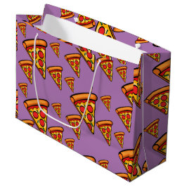 Pizza Freitag Design - Geschenktasche - Groß Große Geschenktüte