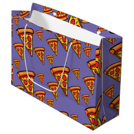 Pizza Freitag Design - Geschenktasche - Groß Große Geschenktüte