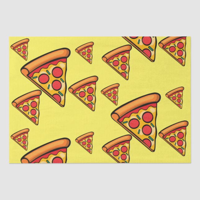 Pizza Freitag Design - Gewebepapier Seidenpapier (Vorderseite)