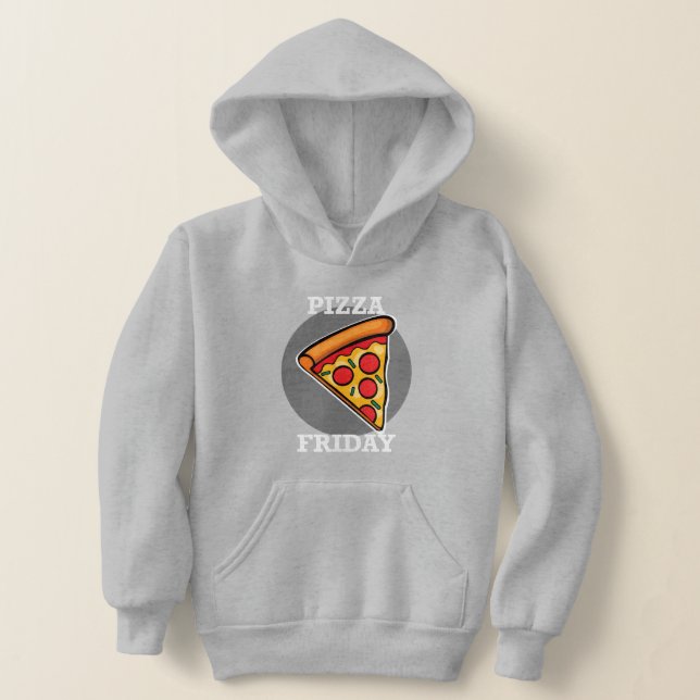 Pizza Freitag Design - Kids's Pullover Hoodie (Ablage )