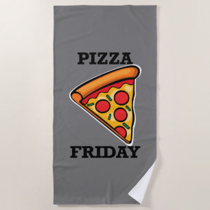 Pizza Freitag Design - Strandtuch