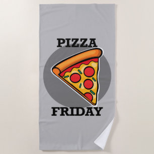 Pizza Freitag Design - Strandtuch