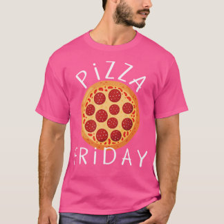 Pizza Freitag Männer Frauen Kinder Kleidungszubehö T-Shirt