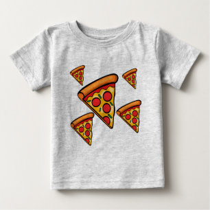 Pizza Friday Design - Baby Fine Jersey T - Shirt